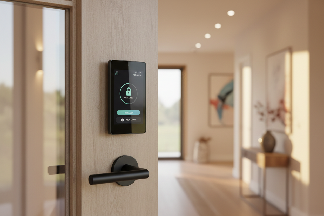 Nexdom Painel de Controlo Touch 4" MOES – Entrada de casa controlo de segurança