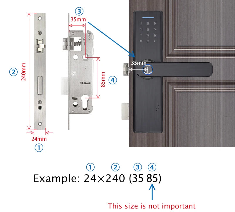 X5 Tuya Zigbee fechadura eletronico digital waterpoof Door lock Biometric Fingerprint Replaceable direction Smart  door lock
