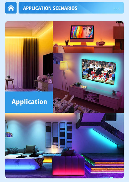 Nexdom™ Smart LED Strip – Fita LED RGB Zigbee/WiFi 5–20M