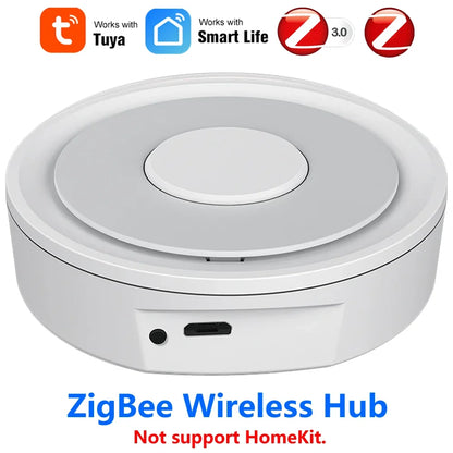 Tuya Smart Life ZigBee Smart Wireless/Wired Gateway Hub Home Smart Bridge Remote Linkage Devices WiFi Central Control Host