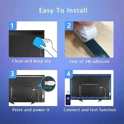 Nexdom™ Smart LED Strip WiFi – Fita LED 5M SMD de Alta Intensidade para Decoração e Ambiente