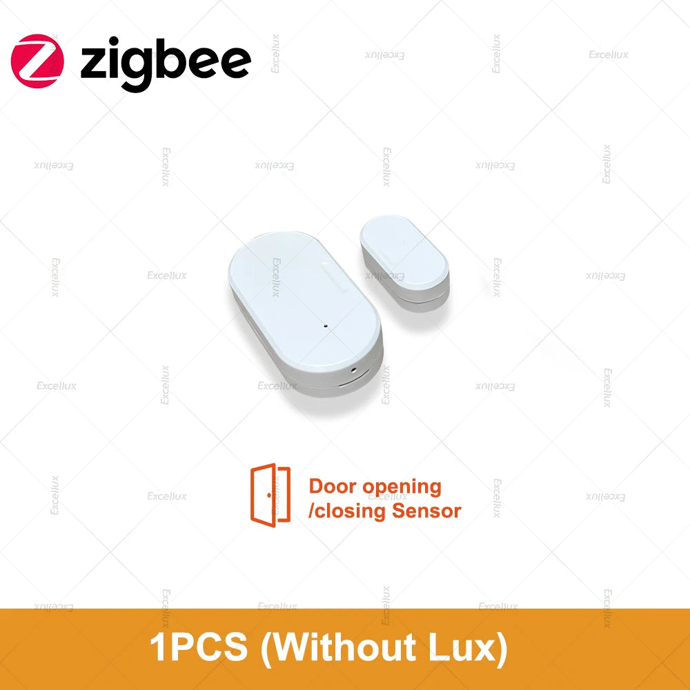 Zigbee 3.0 Door Window Sensor With Brightness/Vibration Sensor Smart Home Security Protection Alarm Door Open /Closed Detector