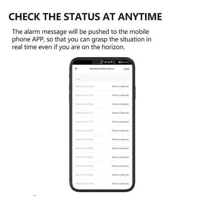 ZigBee 3.0 Human Motion Sensor Infrared Detector Smart Home PIR Motion Sensor Detector Security for Indoor or Outdoor Use