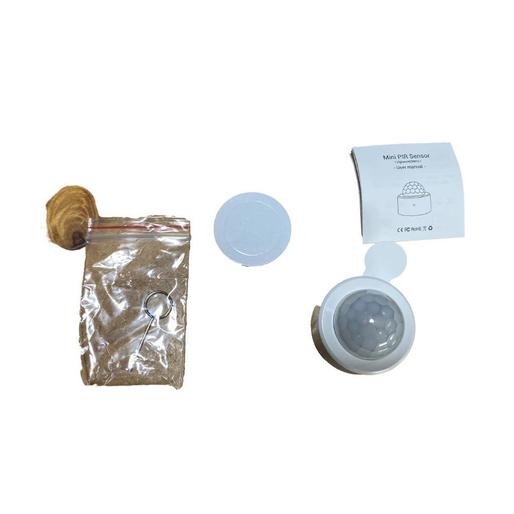 ZigBee 3.0 Human Motion Sensor Infrared Detector Smart Home PIR Motion Sensor Detector Security for Indoor or Outdoor Use