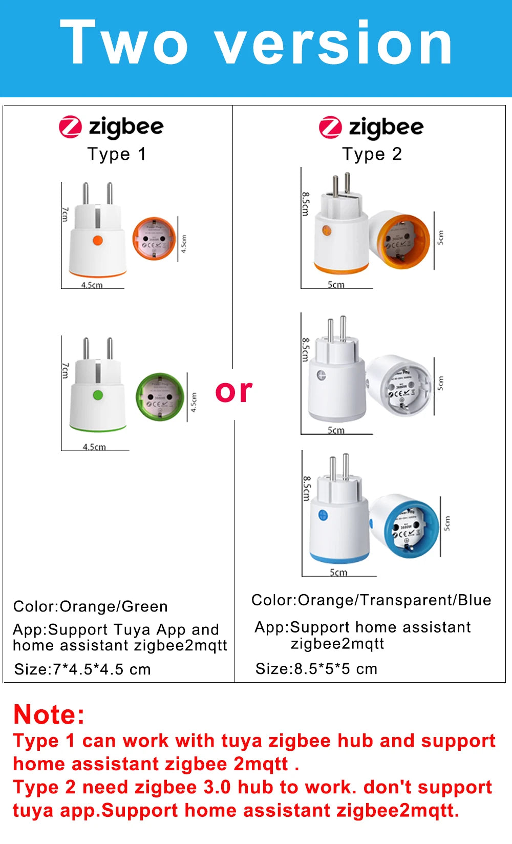 Haozee Smart Zigbee Plug Socket 3680W 16A Power Energy Monitoring Timer Switch EU Outlet Home Assistant Zigbee2mqtt