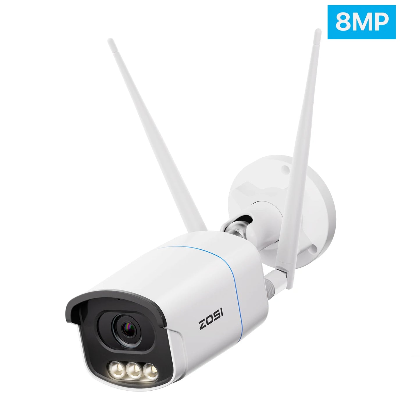 Nexdom Câmara de Vigilância Exterior ZOSI C186 – 4K Full Color & WiFi Dual Band