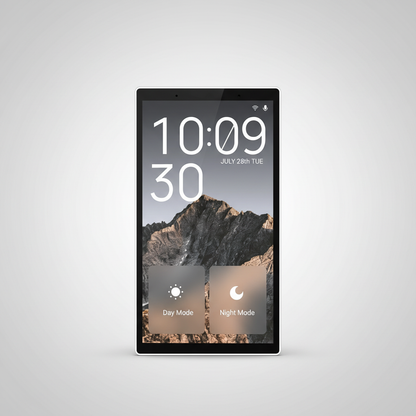 Nexdom Painel de Controlo Touch 5" MOES – Vista frontal fundo neutro premium