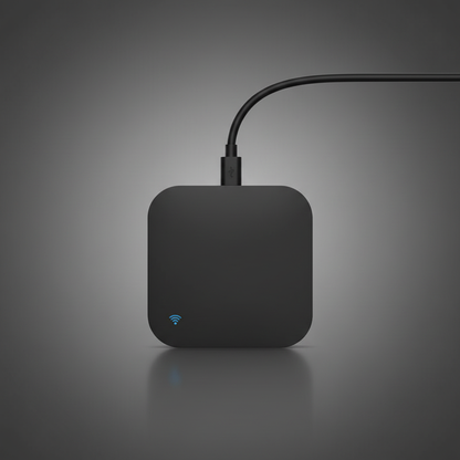 Nexdom Telecomando IR Universal ZigBee Tuya – Vista frontal fundo escuro premium