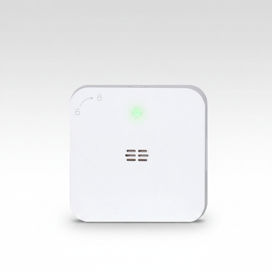 Nexdom Detetor de Monóxido de Carbono e Gás MOES ZigBee – Vista frontal fundo neutro premium