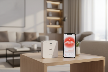 Nexdom Detetor de Monóxido de Carbono e Gás MOES ZigBee – Alerta de segurança via smartphone