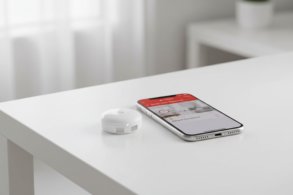 Nexdom Sensor de Inundação Aqara ZigBee 3.0 – Alerta de fuga de água via Apple HomeKit