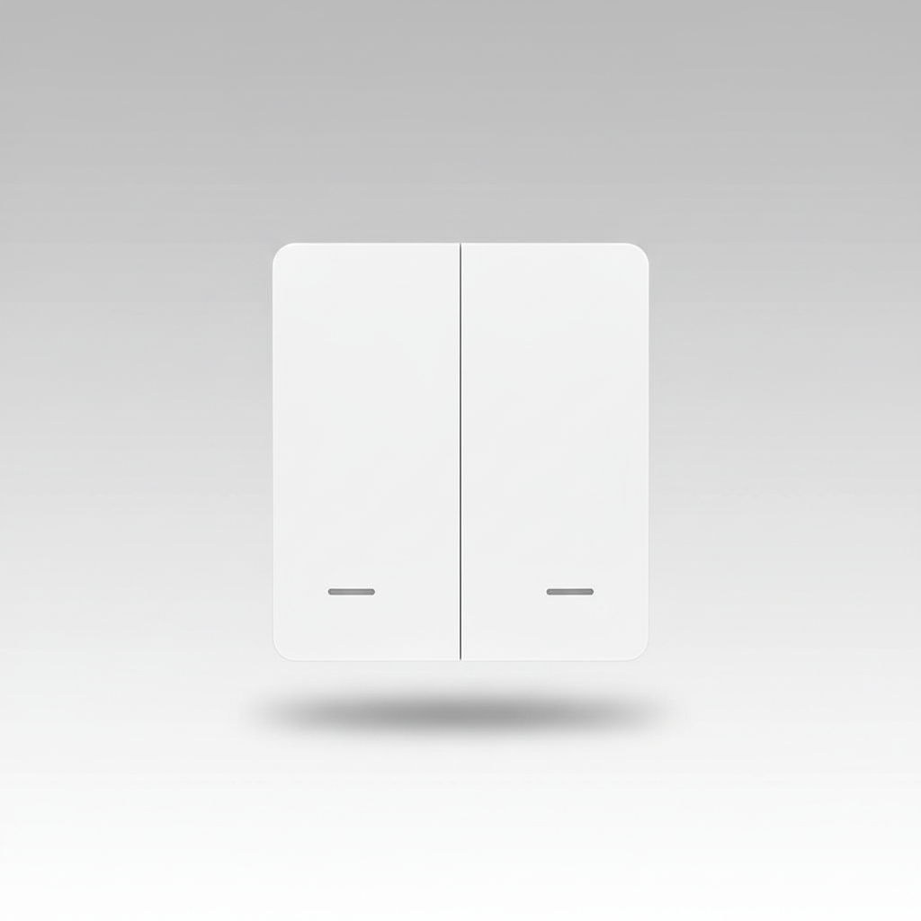 Nexdom Interruptor Inteligente MOES ZigBee – Vista frontal fundo neutro premium