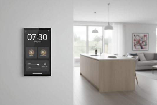 Nexdom Painel de Controlo Touch 5" MOES – Cozinha open-plan múltiplos controlos