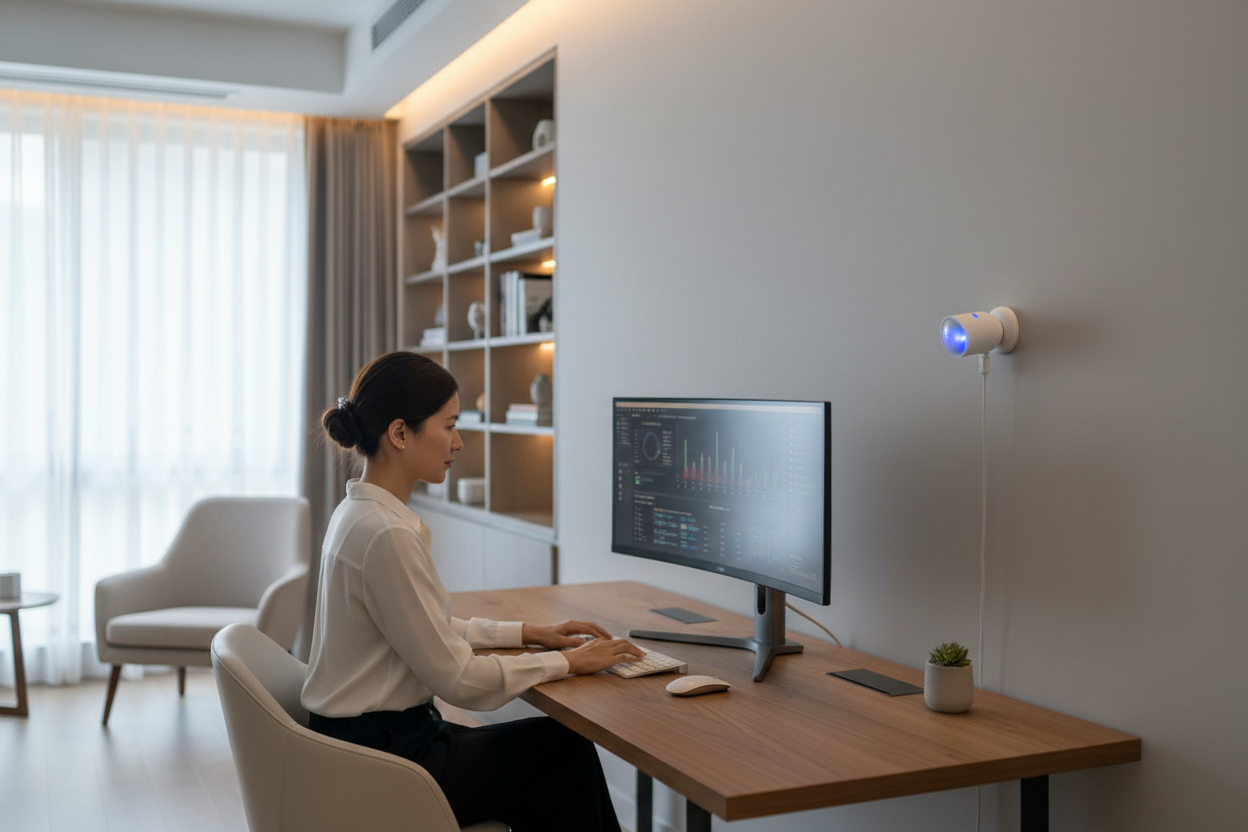 Nexdom Sensor de Presença Humana SONOFF SNZB-06P – Home office luzes automáticas