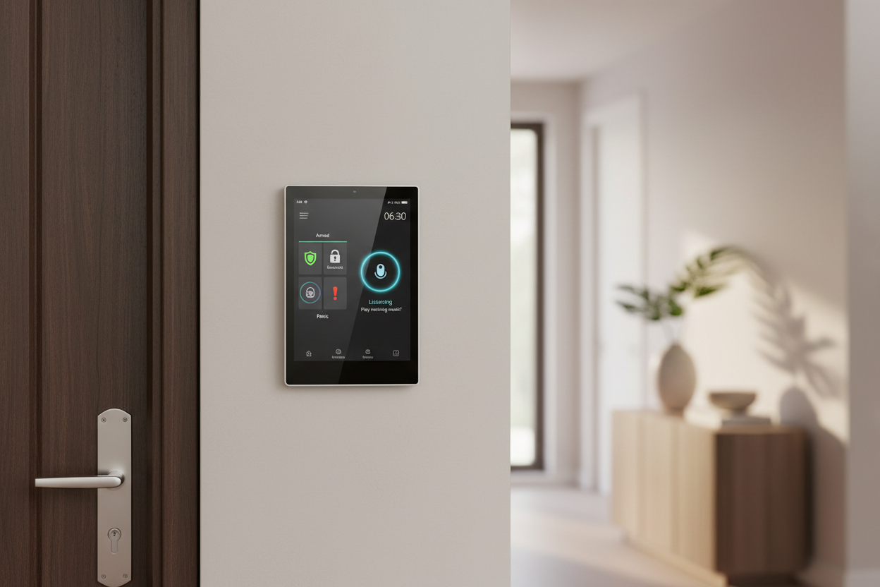 Nexdom Painel de Controlo Touch 5" MOES – Entrada de casa com Alexa integrado
