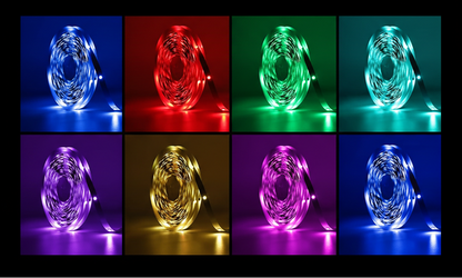 Fita LED RGB – grelha de cores disponíveis