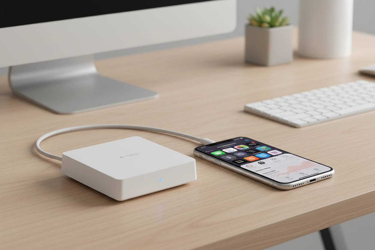 Nexdom Hub Universal Tuya – Controlo via iPhone e Apple HomeKit