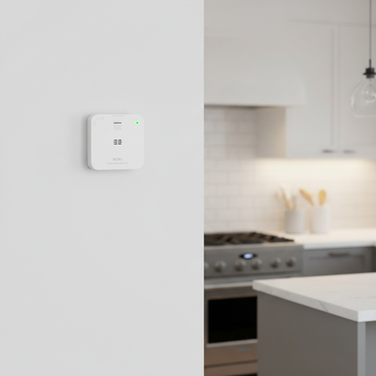 Nexdom Detetor de Monóxido de Carbono e Gás MOES ZigBee – Instalado em cozinha perto do fogão a gás