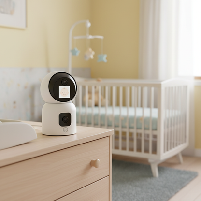 Nexdom Câmara Interior 360° ZOSI PTZ – Monitorização de quarto de bebé