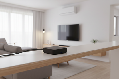 Nexdom Telecomando IR Universal ZigBee Tuya – Controlo de TV e AC em sala de estar