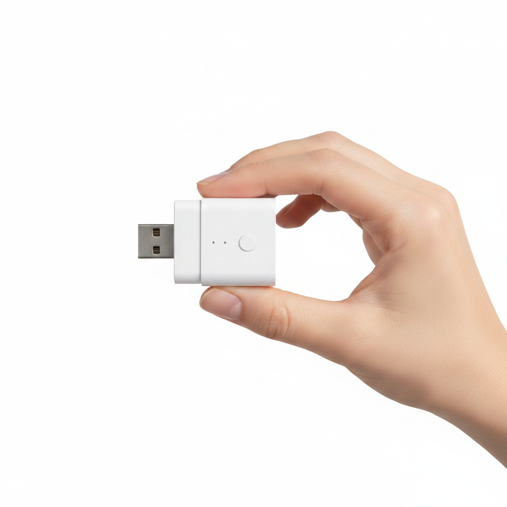 Nexdom Adaptador USB ZigBee SONOFF ZBMicro – Tamanho compacto na mão