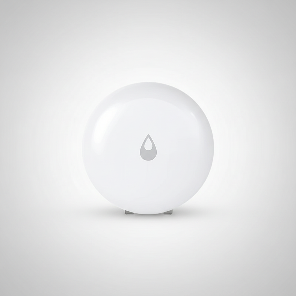 Nexdom Sensor de Inundação Aqara ZigBee 3.0 – Vista frontal fundo neutro premium