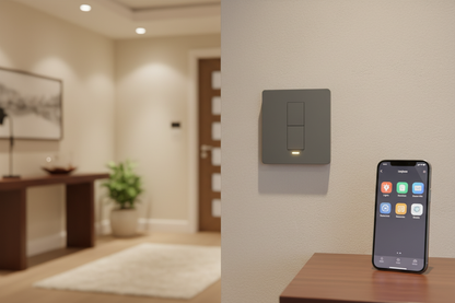 Nexdom Interruptor Inteligente MOES ZigBee – Entrada de casa com controlo via smartphone