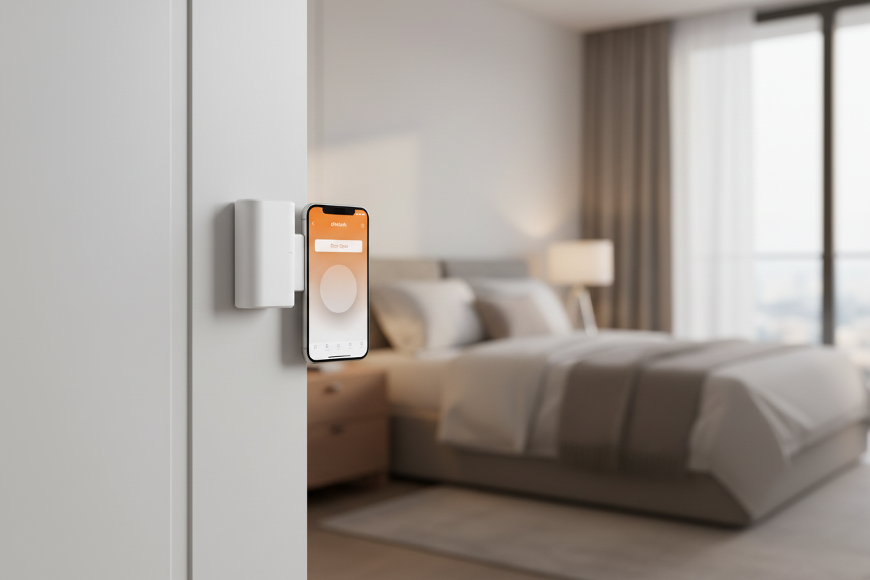 Nexdom Sensor de Porta e Janela SONOFF SNZB-04P – Alerta de abertura via app eWeLink
